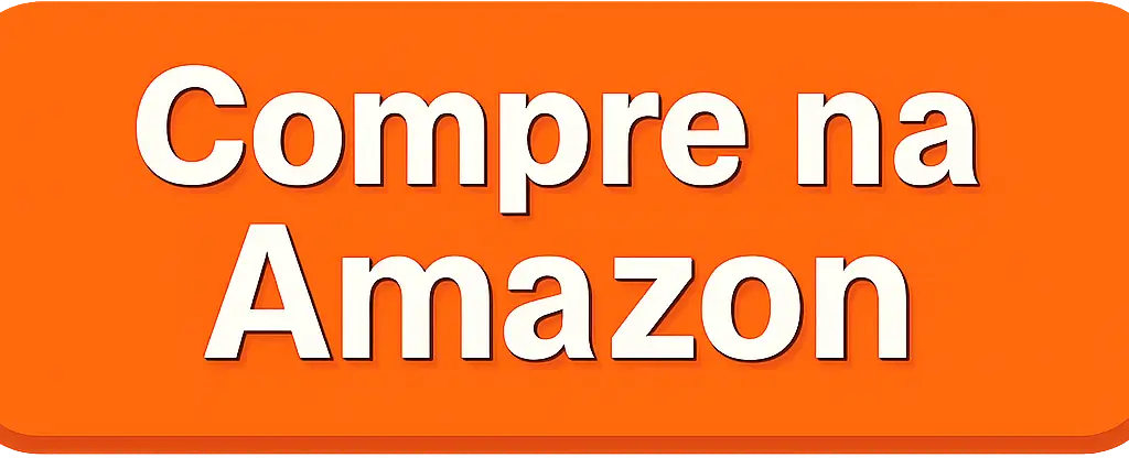 botão laranja com a frase em branco "Compre na Amazon"