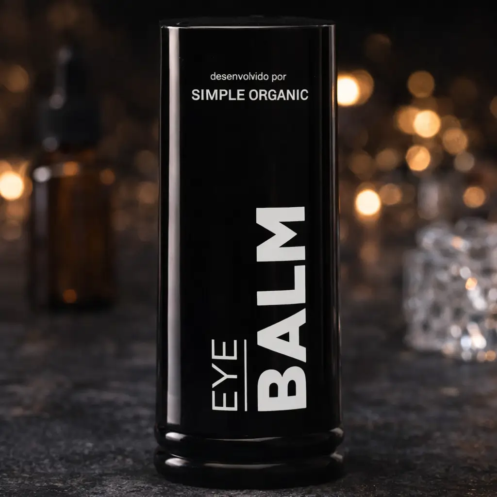 Balm de Olhos Simple Organic Organic Eye para gel creme ou balm para área dos olhos