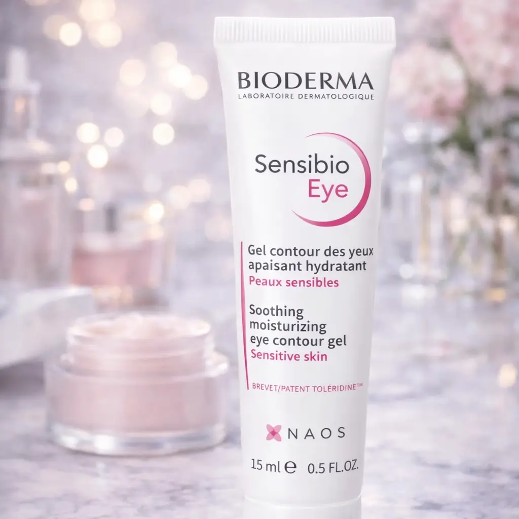 BIODERMA Sensibio Olhos 15ml para evitar pilling no contorno dos olhos